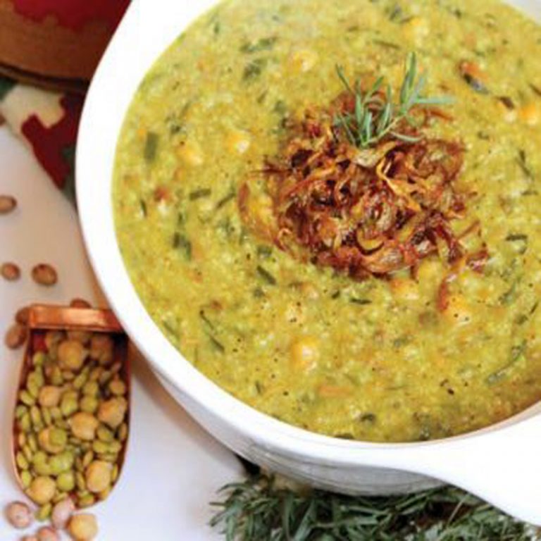 آش سبزی شیرازی