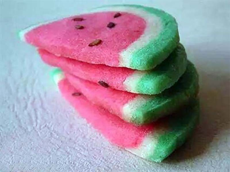 بیسکویت هندوانه ای