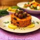 خوراک بادمجان و بلغور
