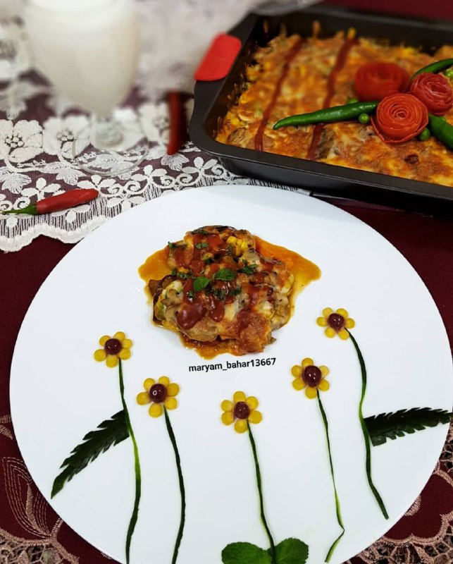 سوفله سبزیجات