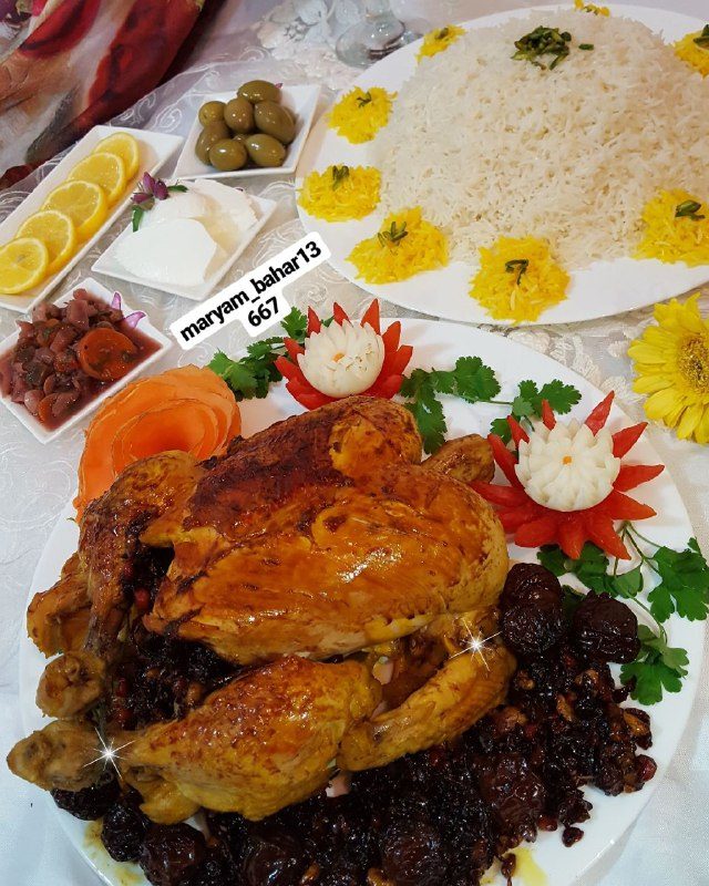 مرغ شکم پر اناری