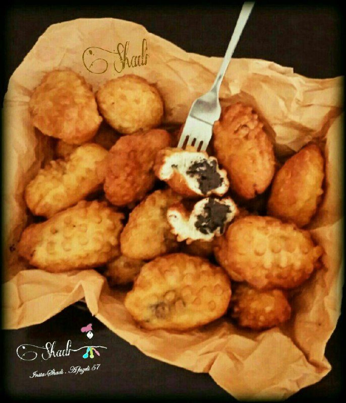 پیراشکی با مغز شکلات صبحانه