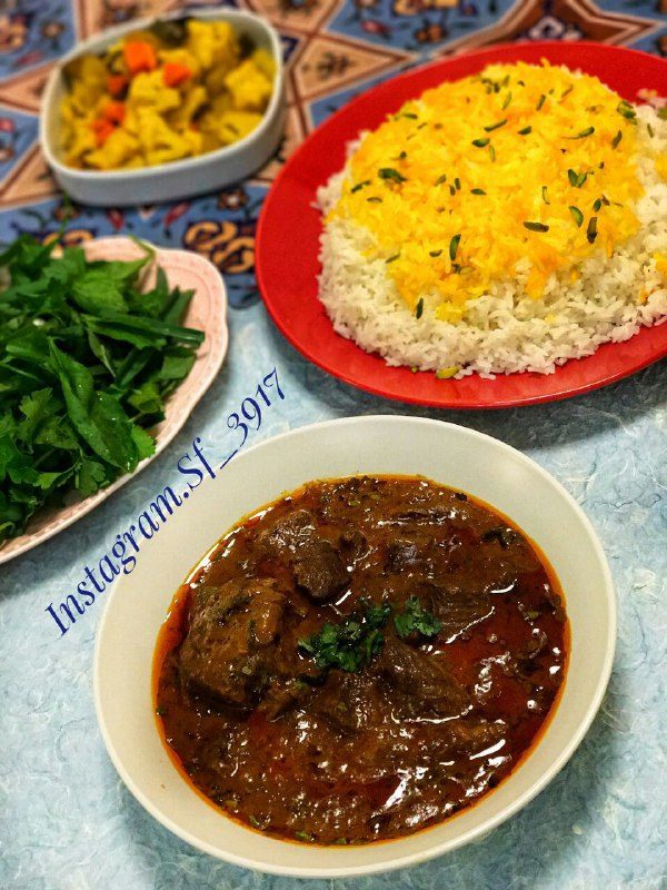 خورش روگان جوش