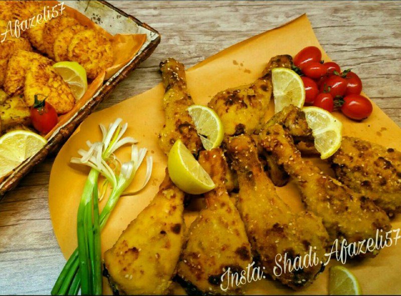 مرغ سوخاری رژیمی