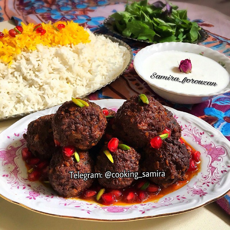 کوفته ی انار و گردو