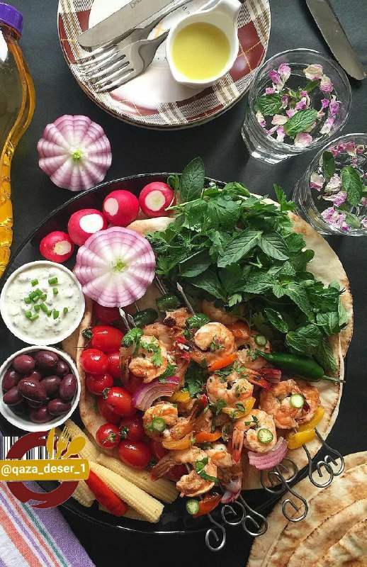 کباب تابه ای میگو