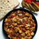 خوراک مرغ و سبزیجات