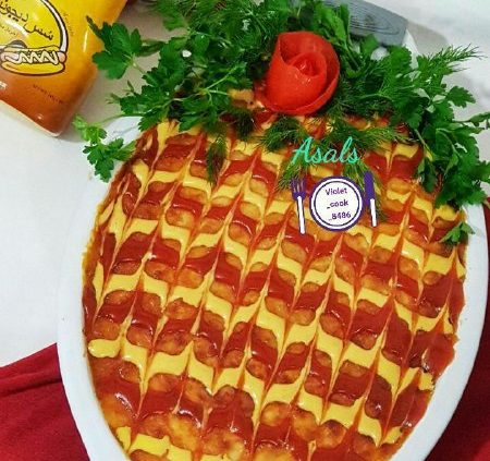 سوفله ی گوشت و کدو سبز