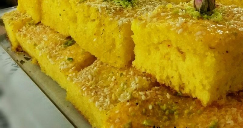 کیک باقلوای خانگی