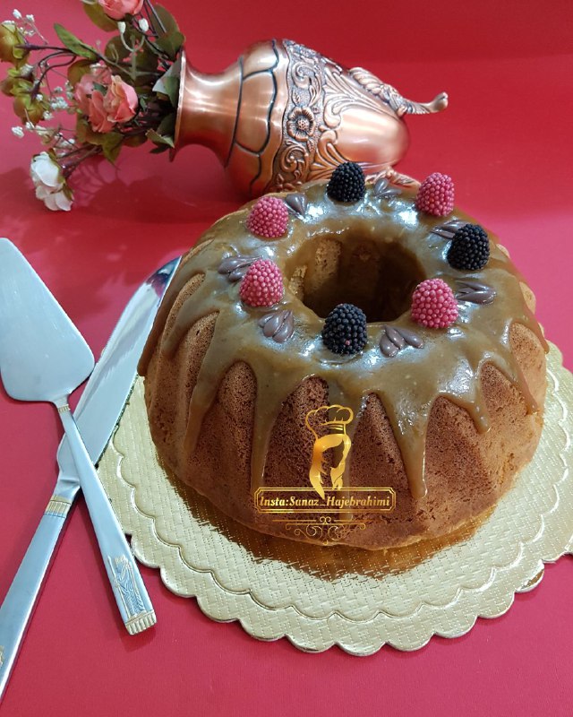 کیک نسکافه گردو
