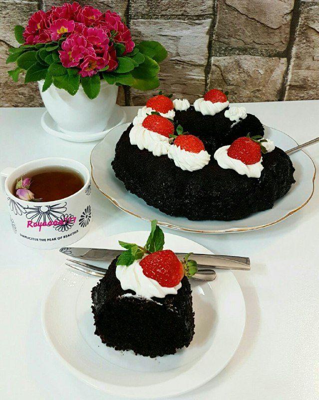 کیک خیس شکلاتی