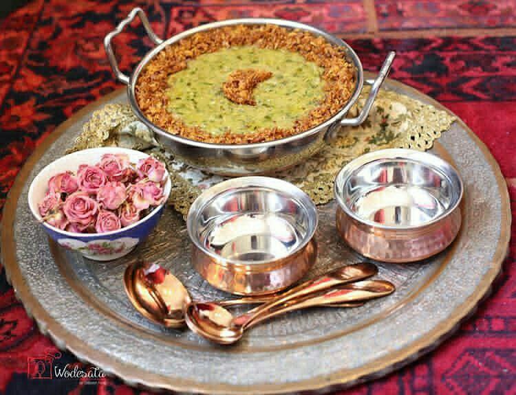 آش سبزی شیرازی