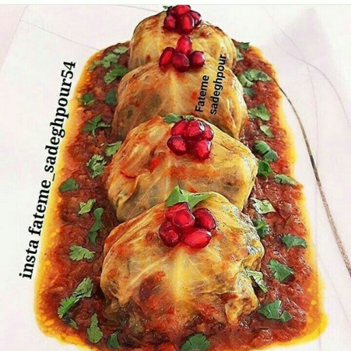دلمه کلم اناری
