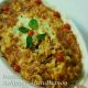 مک اند چیز با سس گوشت و قارچ